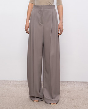 Thierry Mugler Сірі палаццо з вовни 26S1PA05291019