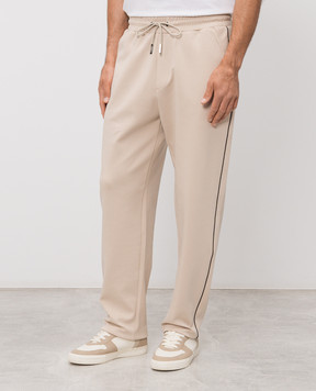 Iceberg Бежеві спортивні штани з вишивкою логотипа B0506332