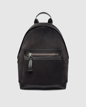 Tom Ford Серый замшевый рюкзак H0397LCL323S