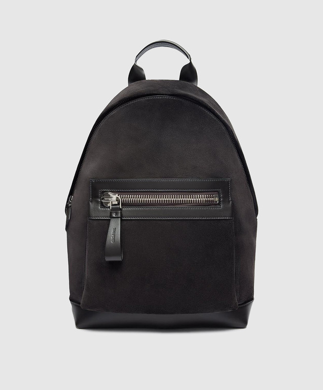 Tom Ford Сірий замшевий рюкзак H0397LCL323S