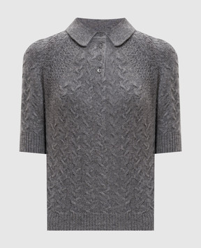 Ermanno Scervino Сіре поло з кашеміру D495L324KFX