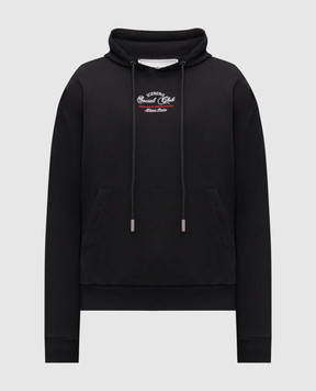 Iceberg Чорне худі з вишивкою логотипа E062630A