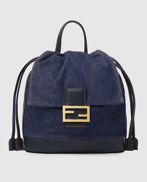 Fendi Синий джинсовый рюкзак 8BZ057AWVF