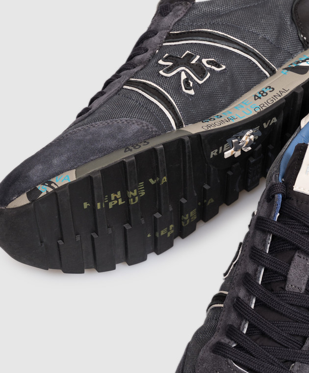 Premiata Серые комбинированные кроссовки LUCY LUCY изображение 5