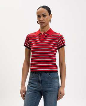 Juun.j Красное поло в полоску JW6351W036