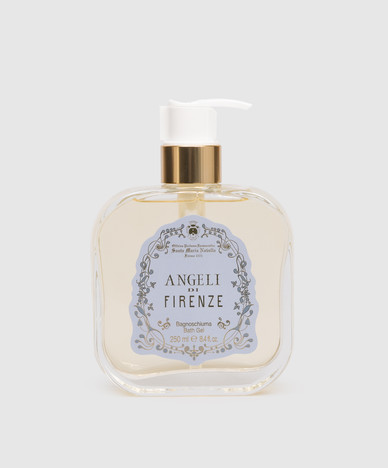 Гель для душа Angeli di Firenze в стеклянной емкости с дозатором 250 мл