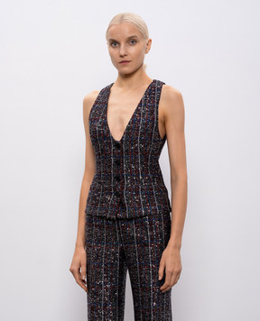 Missoni Жилет с пайетками в клетку DS25WM14BC005V