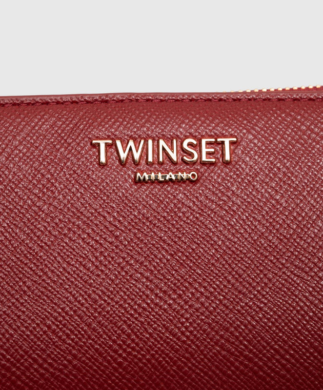 Twinset Бордове портмоне 262TL8031 зображення 4
