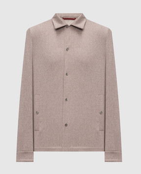 Brunello Cucinelli Бежевая куртка из кашемира MV4216556