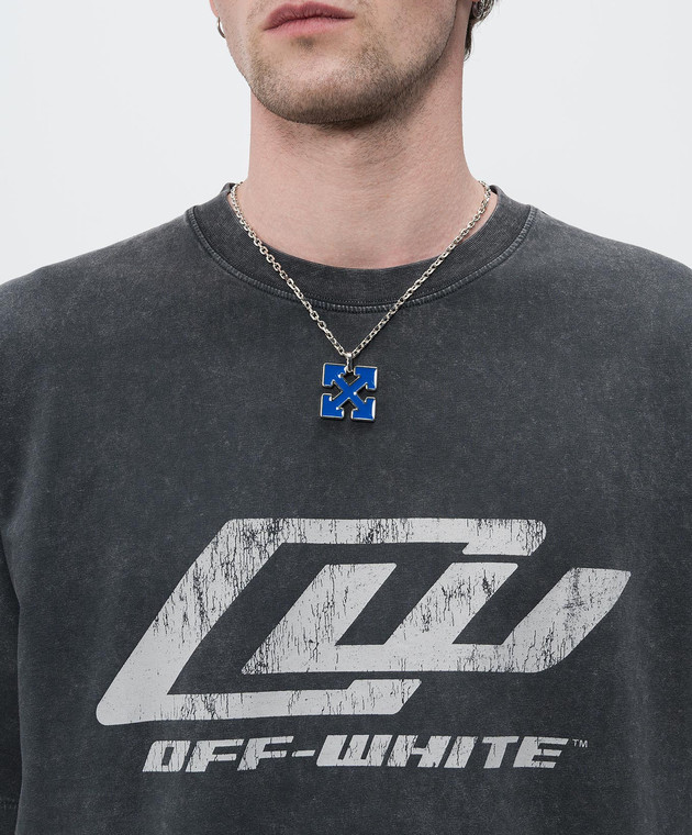 Off-White цепочка с подвеской Arrow OMOB16BS26MET001 изображение 2