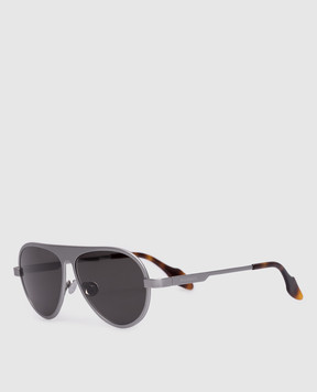 JW Anderson Серебристые очки JWA05-Aviator EW0022FA0500