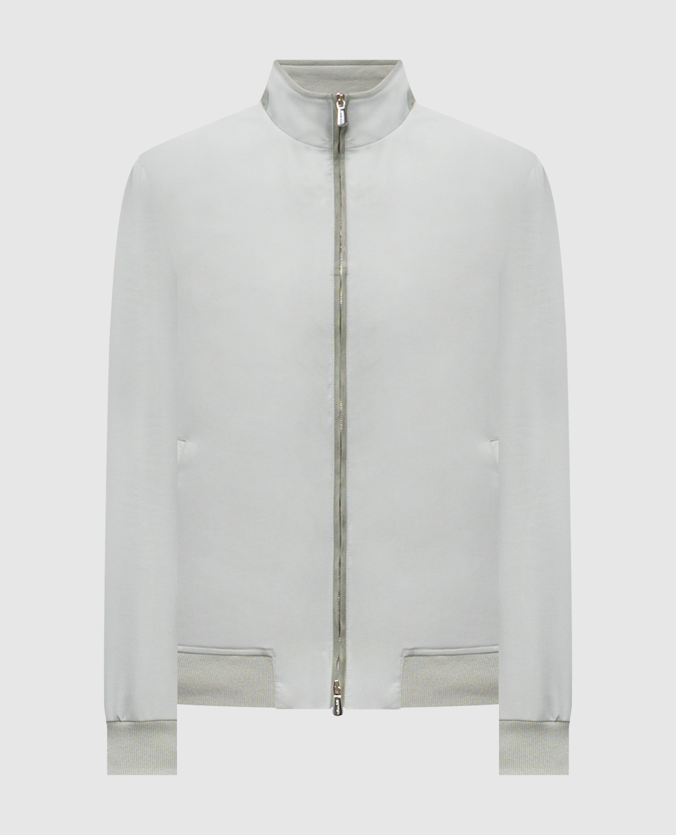 Зеленая куртка из шерсти