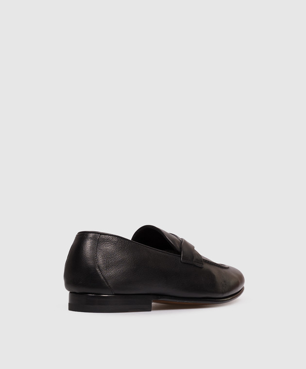 Tom Ford Черные кожаные лоферы GIGI J1556LBU002N изображение 3