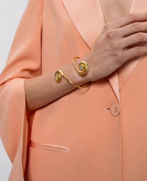 Lynyer Позолоченный браслет Spiral Sparkl с кристаллами LYNSPIRBRAC