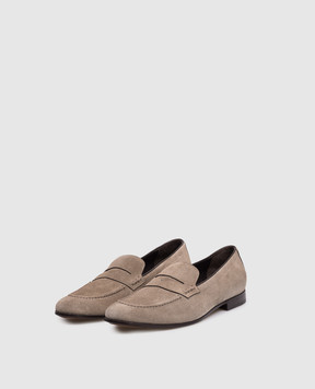 Peserico Коричневі замшеві лофери R79077C0CC799