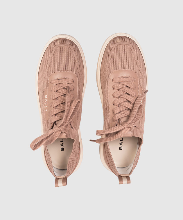 Bally Бежевые кроссовки Lift WK00DJTE002 изображение 4