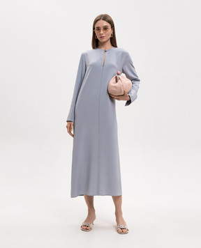 Max Mara Блакитна сукня MXPUNGHIA із шовку MXPUNGHIA