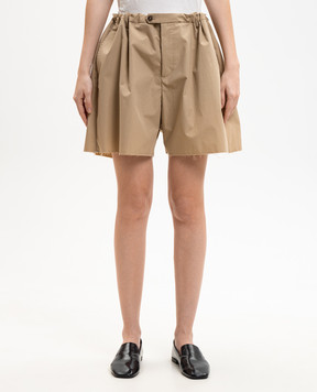 Maison Margiela MM6 Коричневі шорти S62MU0071M35858
