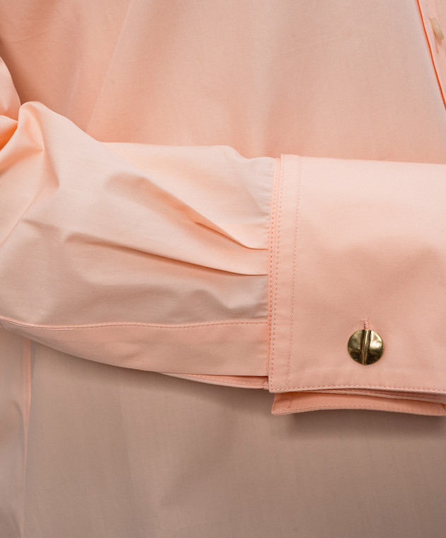 Khaite Оранжевая рубашка Newton 2468195 изображение 5