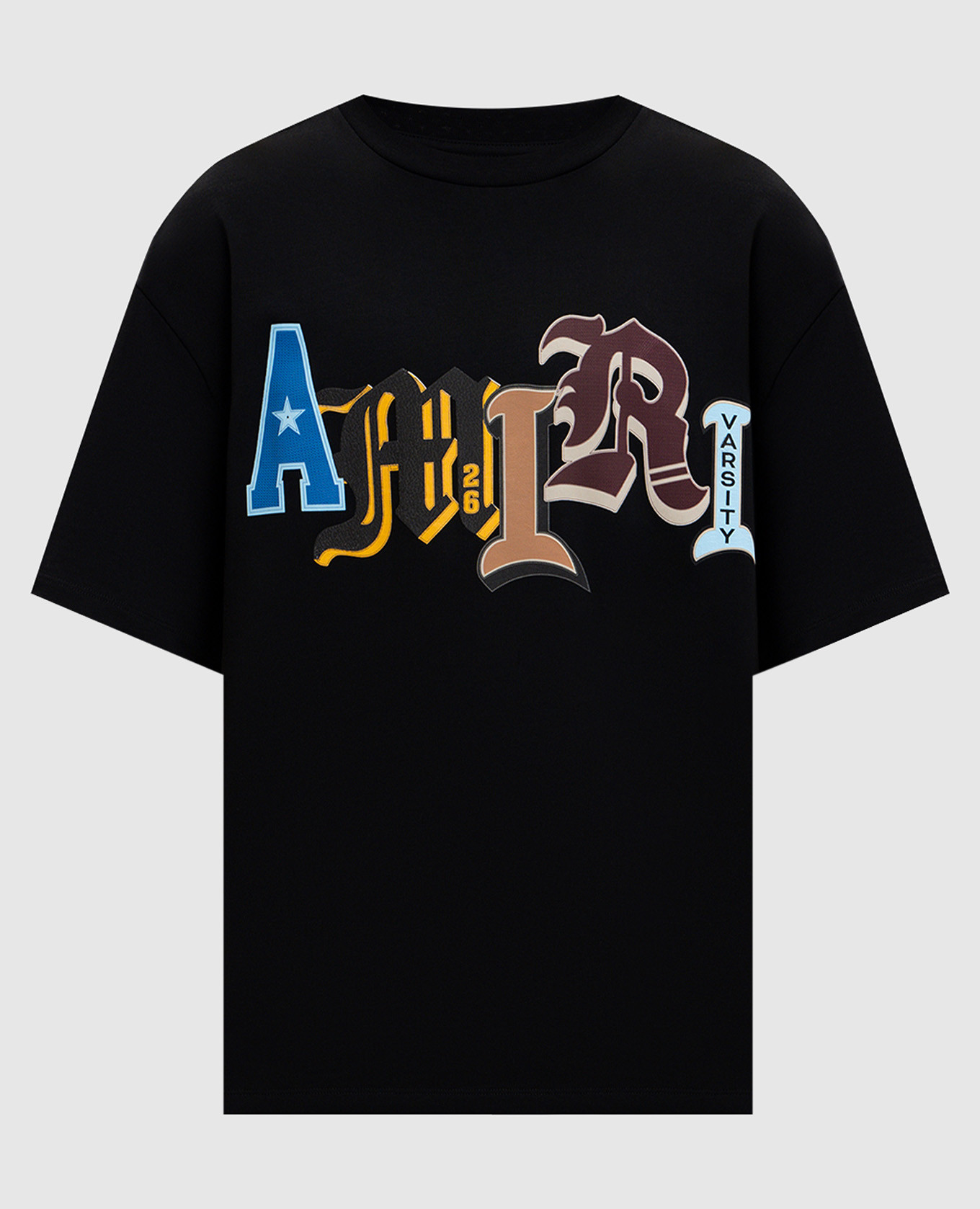 

Черная футболка Varsity с принтом, Черный, Футболки