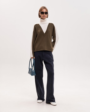Maison Margiela MM6 Синие брюки S52KA0581M25025