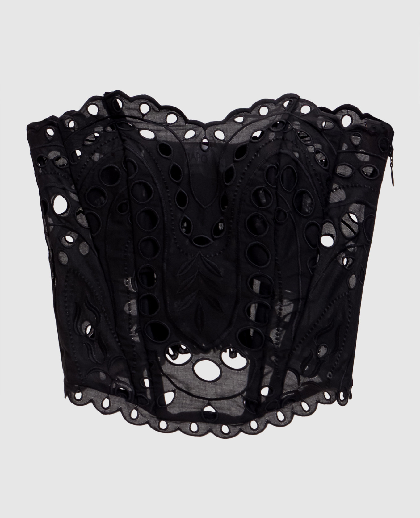 Черный топ Kai с вышивкой