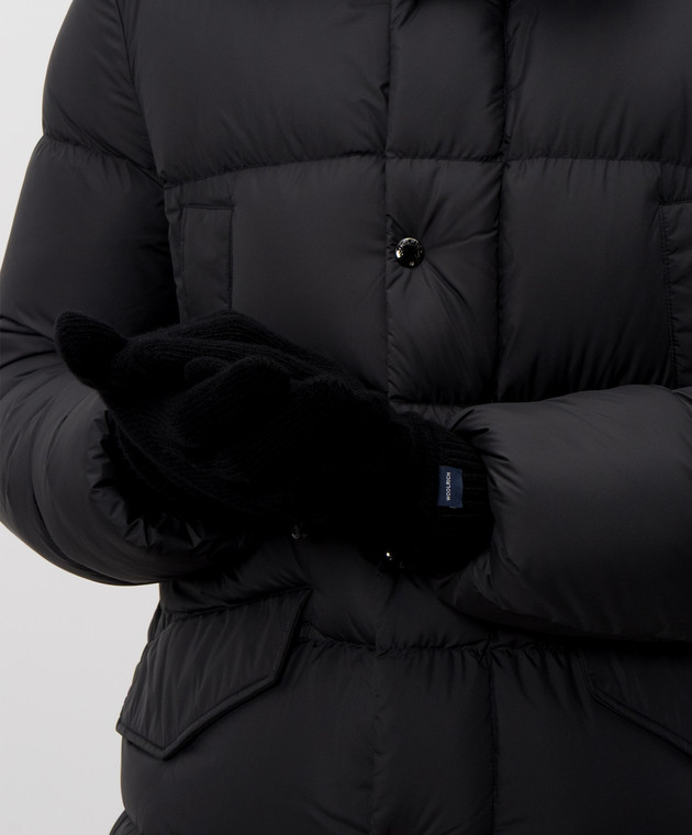 Woolrich Чорні рукавички з вовною CFWOAC0347MBUF0659 зображення 2