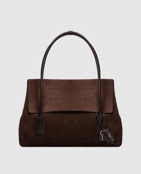 Tom Ford Коричневая замшевая сумка ECLIPSE L1922LCL068P