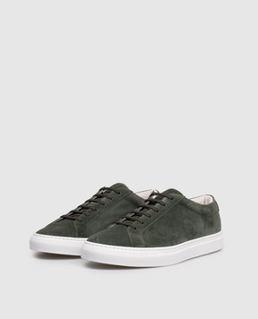 MooRER Зеленые замшевые кеды Boldini BOLDINIP5