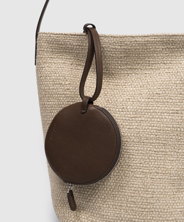 The Row Бежева сумка Park з льоном W2059W14L72 зображення 4