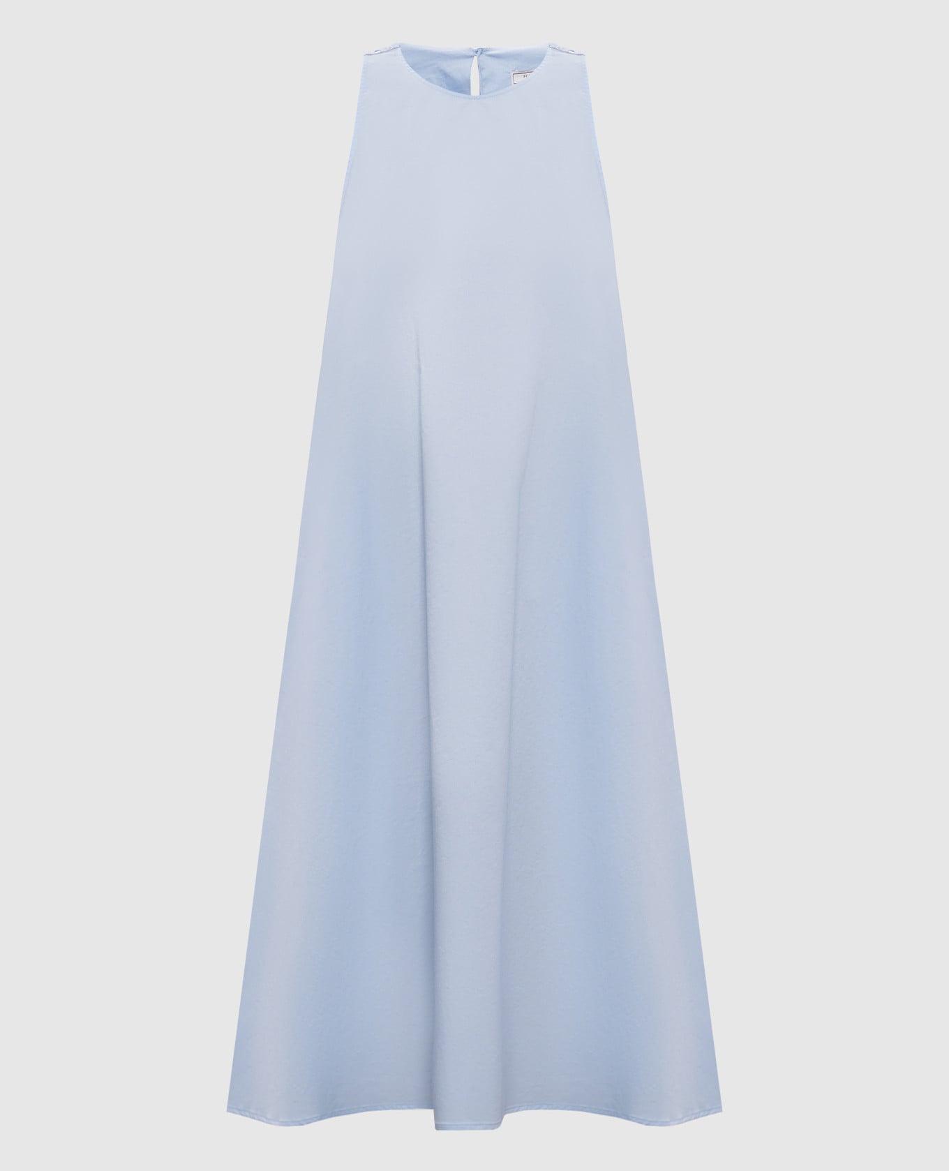 Голубое платье миди