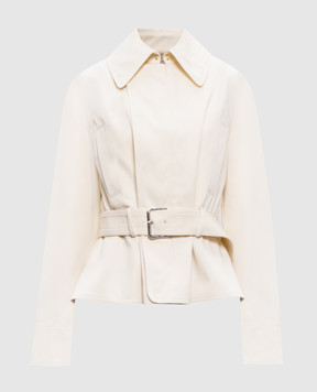 Givenchy Куртка кольору айворі з поясом BW00TX164D