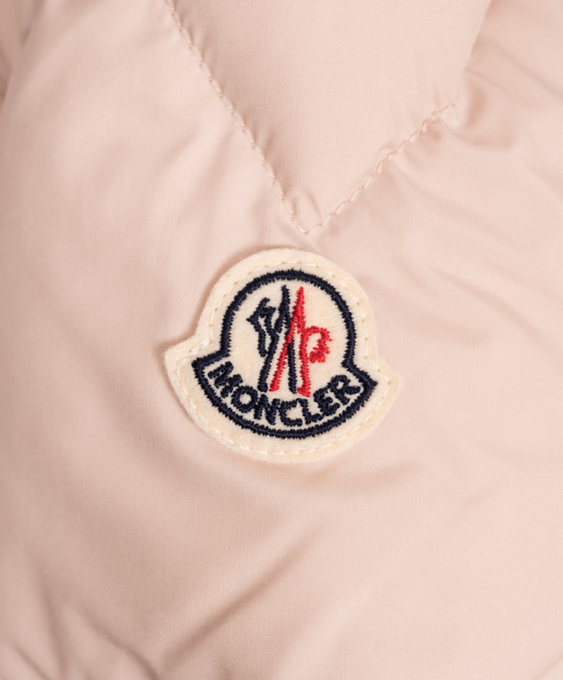 Moncler ENFANT Дитячий бежевий пуховик Charlotte L29511C00003597YW зображення 3