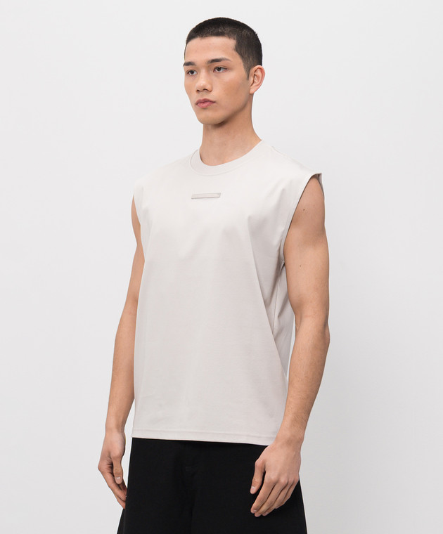 Heliot Emil Серая майка ASTRAPE M09144 изображение 3