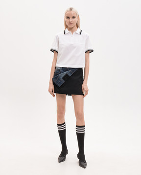 Juun.j Біле поло з вишивкою логотипа JW6542W541