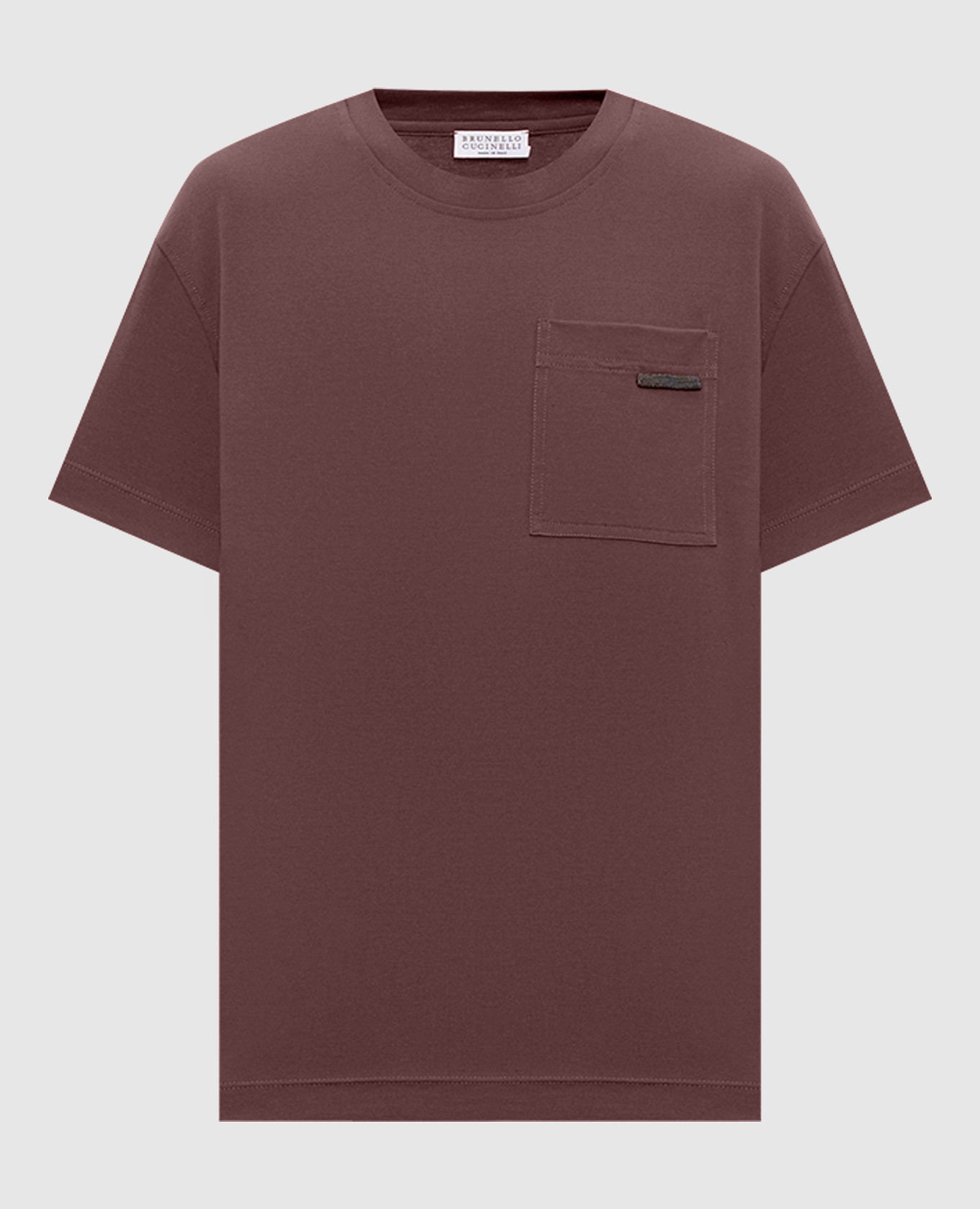 Футболка цвета марсала