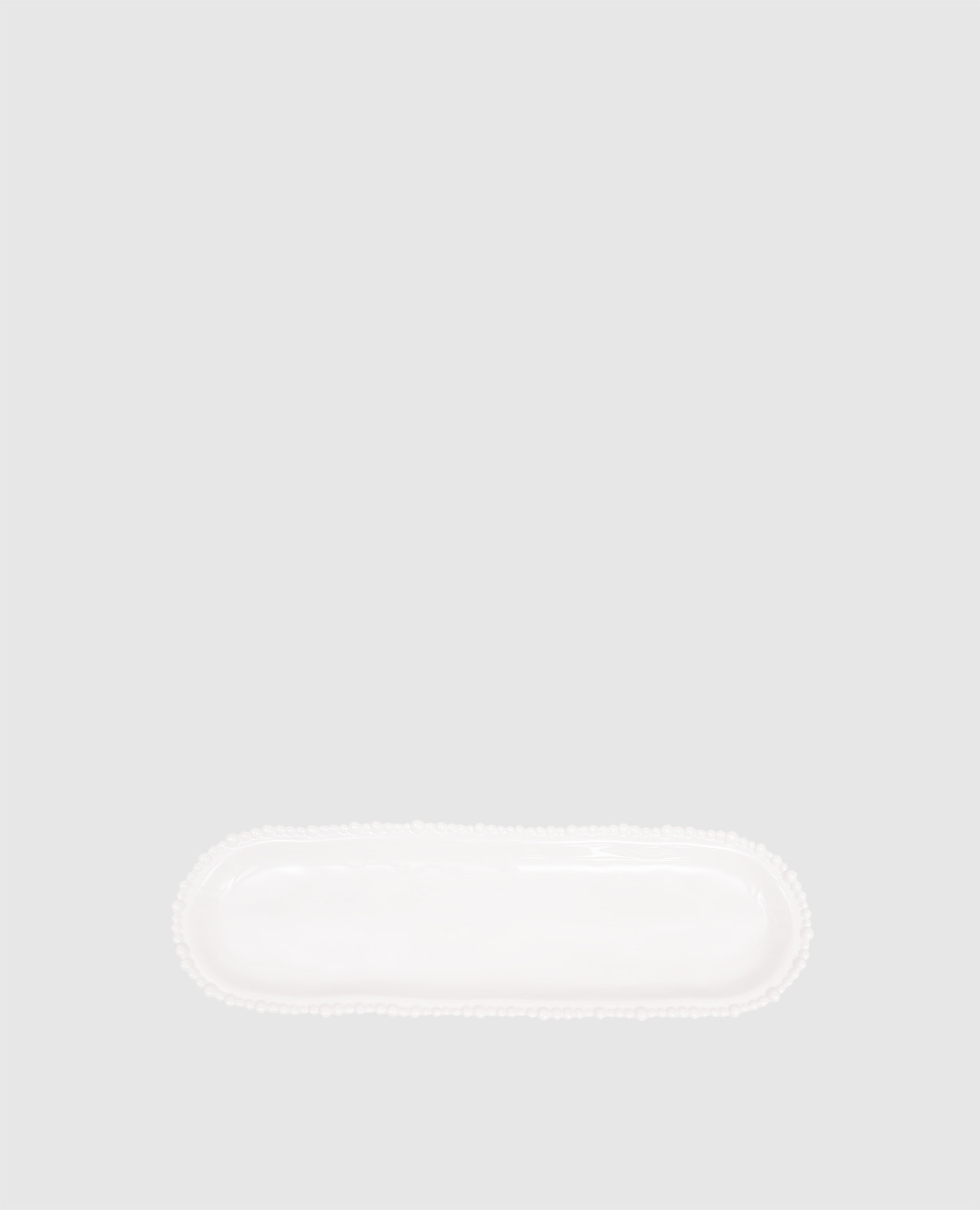 

Белая сервировочная тарелка, Белый, Посуда