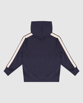 Palm Angels Детские синие худи с логотипом PBBD012F25FLE00112+