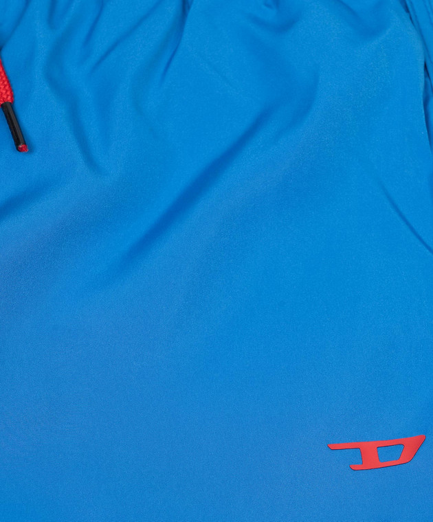 Diesel Дитячі сині шорти для плавання з емблемою J02701KXBPB зображення 3