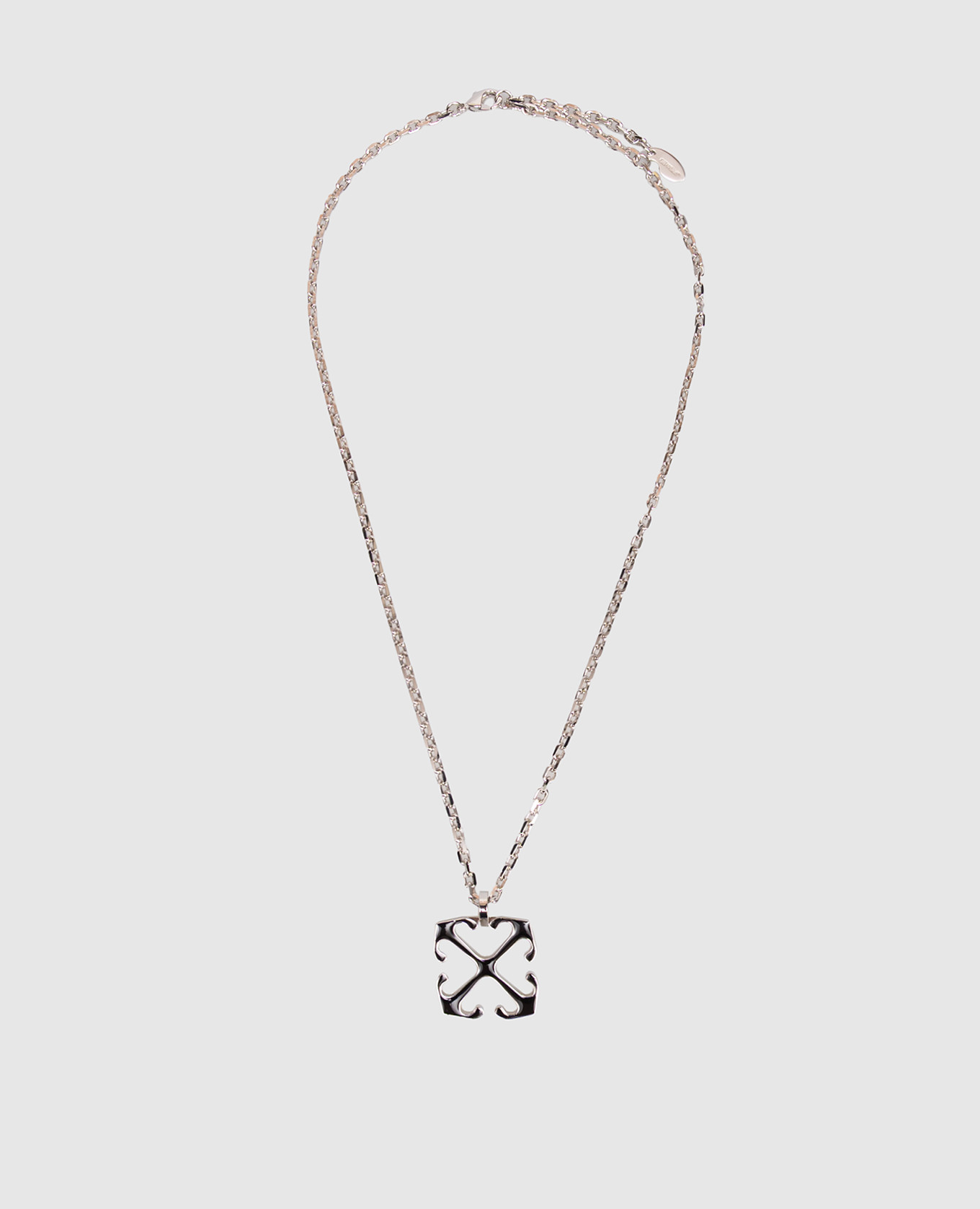 

Серебристая цепочка с подвеской Arrow, Серебристый, Ожерелья