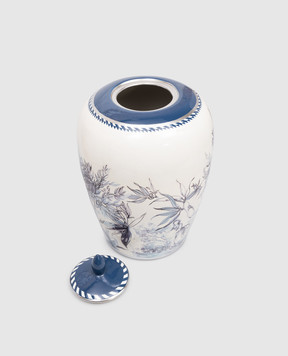 Baci Milano Біла порцелянова ваза Versailles NPOT2VER01