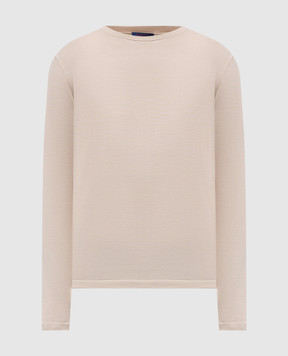 Stefano Ricci Бежевый лонгслив из кашемира W505000G01W26101