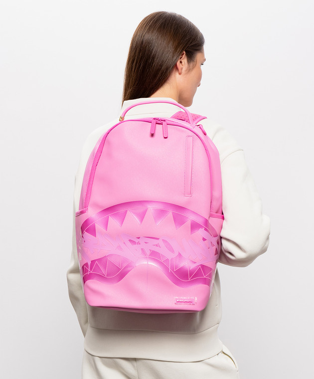 Sprayground Детский розовый рюкзак SHADOW SHARKS - BUBBLE POP 910B8721NSZ изображение 2