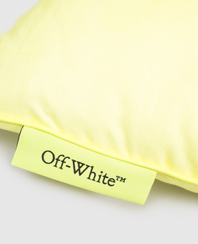 Off-White Жовта подушка з емблемою Arrow OHZH022T25FAB002