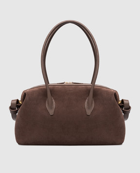 YUZEFI Коричнева замшева сумка BRIOCHE BRIOCHEDUFFLE