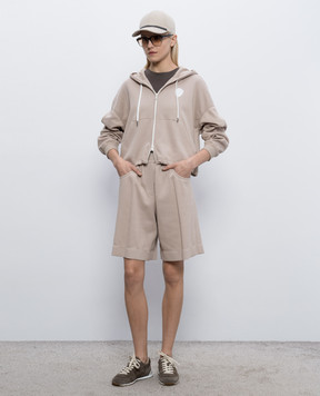 Brunello Cucinelli Бежеві шорти MG927P9205