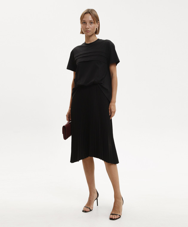 3.1 Phillip Lim Чорна сукня подвійної конструкції P26191143PJB зображення 2