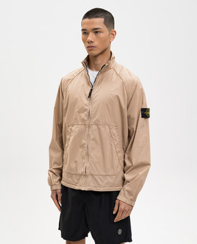 Stone Island Бежева куртка з патчем логотипа L1S156100044S0003