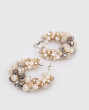 Peserico Сережки-конго з намистинами S35489C0CC708