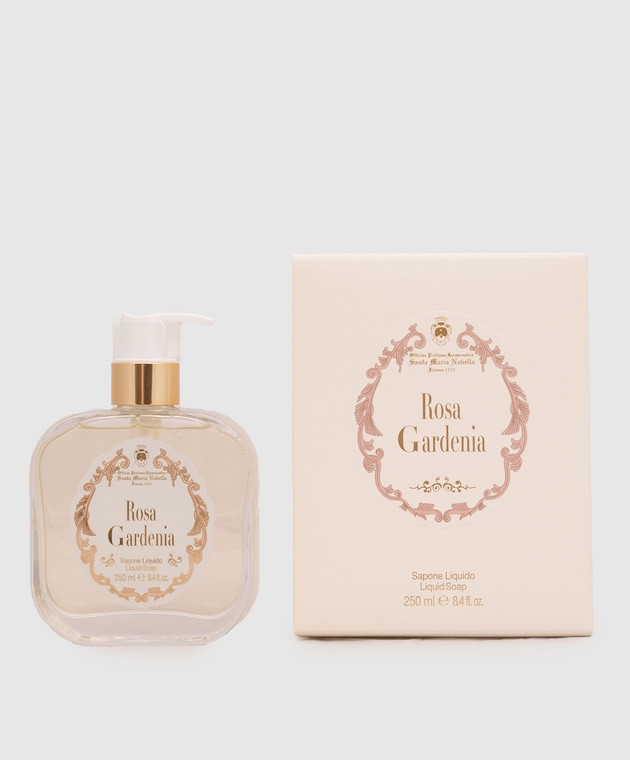 Santa Maria Novella Рідке мило для рук Rosa Gardenia в скляній ємності 250 мл 3238001 зображення 2